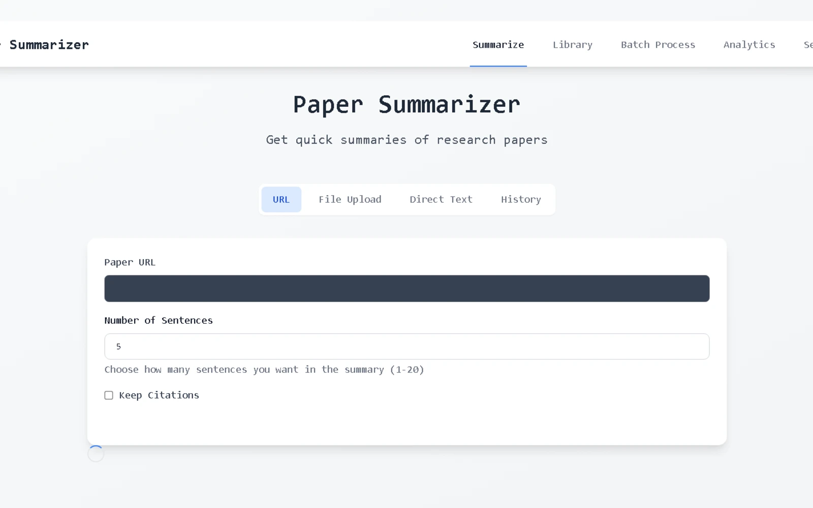 Paper Summarizer